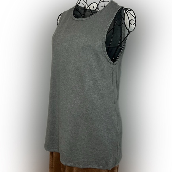 Zara Charcoal Sleeveless Tank Top - Picture 2 of 7
